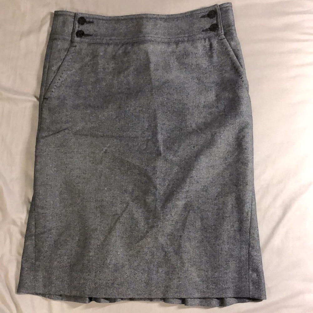VINTAGE bebe grey pencil skirt size 0